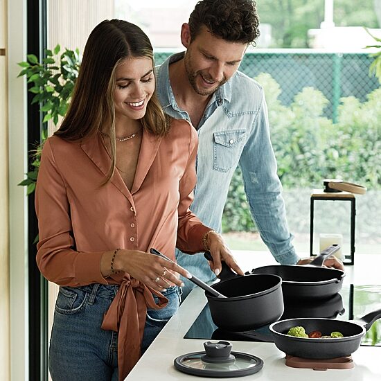 BergHOFF Leo Stone+ Ceramic 8" Non-Stick Frying Pan