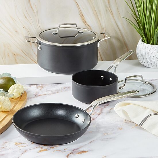 BergHOFF Essential Hard Anodized Ano 6.25" Saucepan