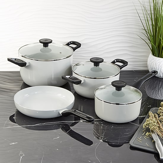 BergHOFF Leo Glints Ceramic Non-Stick 7-pc. Cookware Set