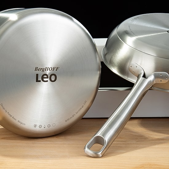 BergHOFF Leo Graphite Recycled 18/10 Stainless Steel 10" Frying Pan