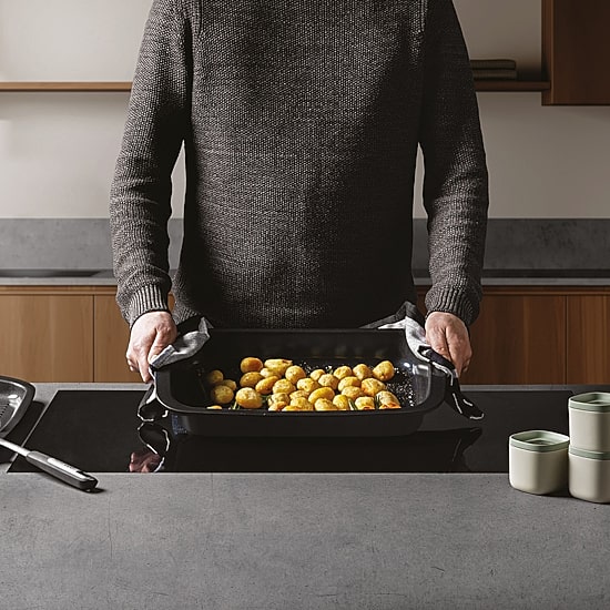 BergHOFF Leo Graphite Non-Stick Teppanyaki Grill Plate