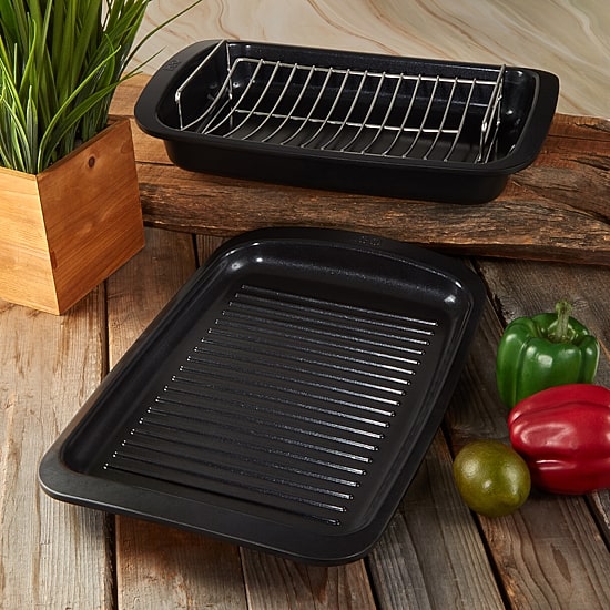 BergHOFF Leo Graphite Non-Stick Teppanyaki Grill Plate