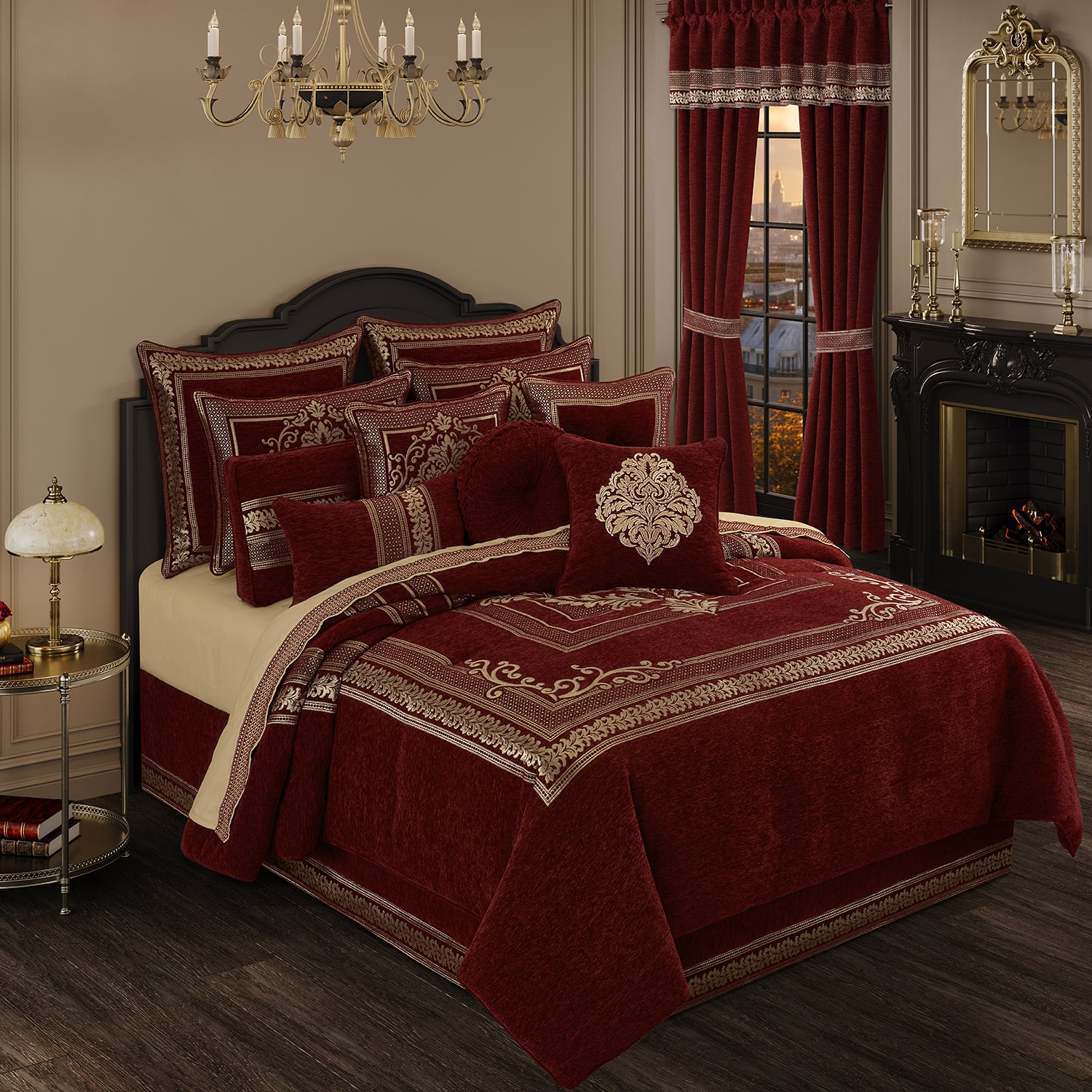 Queen Street Lavinia 4-pc. Midweight Comforter Set