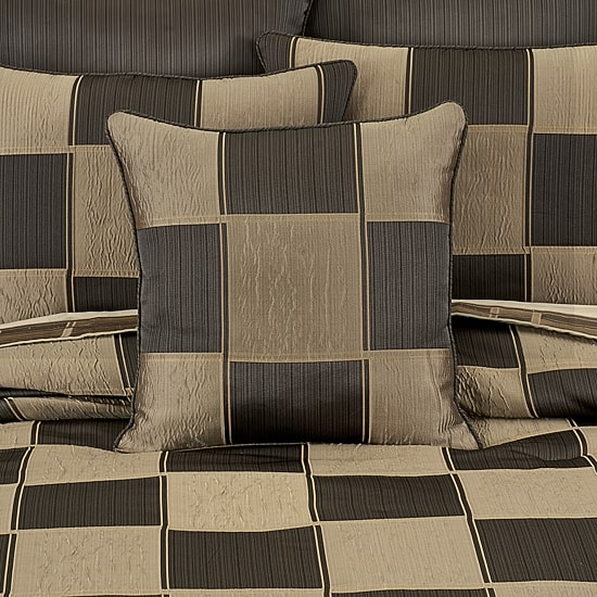 Queen Street Benton Bronze Square Throw Pillow