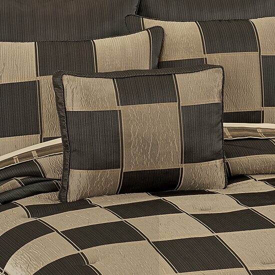Queen Street Benton Bronze Rectangular Throw Pillow