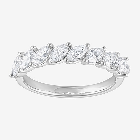 (F / Vs2) Womens 1 CT. T.W. Lab Grown White Diamond 10K Gold Band