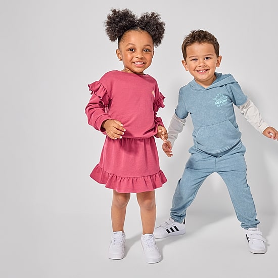 Okie Dokie Toddler & Little Girls Round Neck Long Sleeve T-Shirt