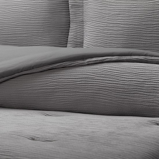Casual Comfort Textured Cloud Gauze Down Lightweight Comforter Set