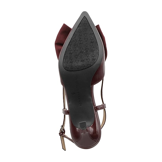 Adrienne Vittadini Grosgrain Bow Detail Womens Pointed Closed Toe Kitten Heel Pumps