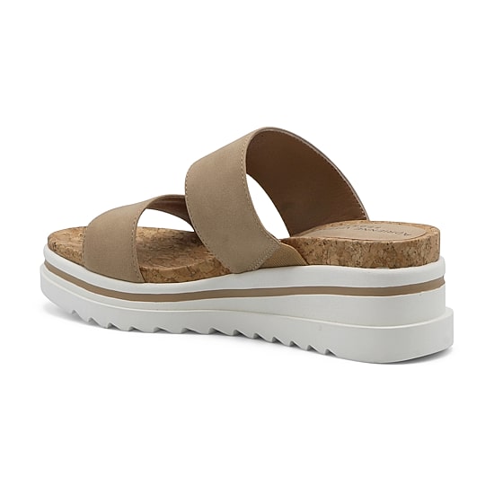 Adrienne Vittadini Womens Cara Wedge Sandals