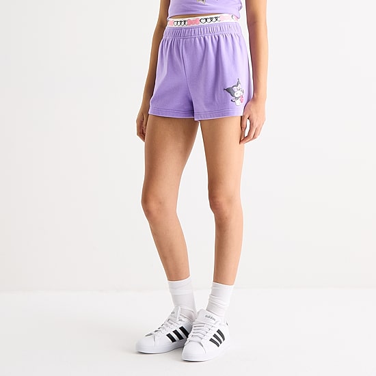 Kuromi Womens Juniors Kuromi Pull-On Short