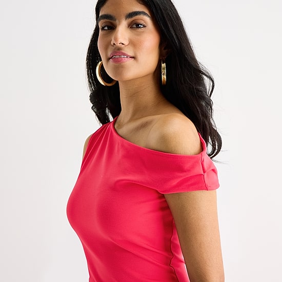 Bold Elements Womens Short Sleeve Midi Bodycon Dress