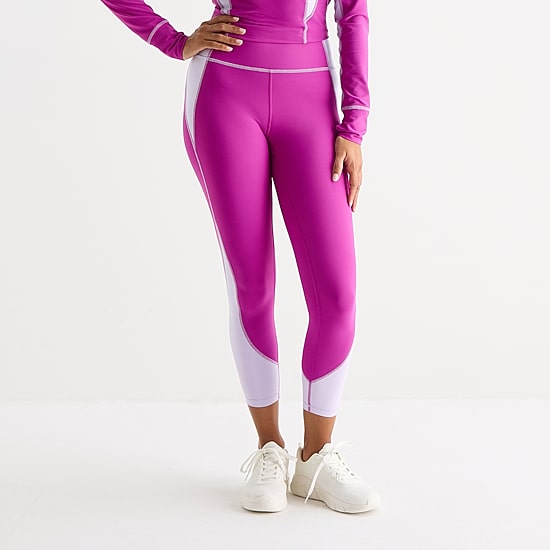 Xersion EverContour+ Womens Quick Dry High Rise 25" 7/8 Ankle Legging