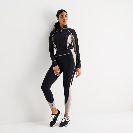 Xersion EverContour+ Womens Quick Dry High Rise 25" 7/8 Ankle Legging