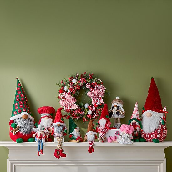 North Pole Trading Co. 11in Sled Christmas Gnome