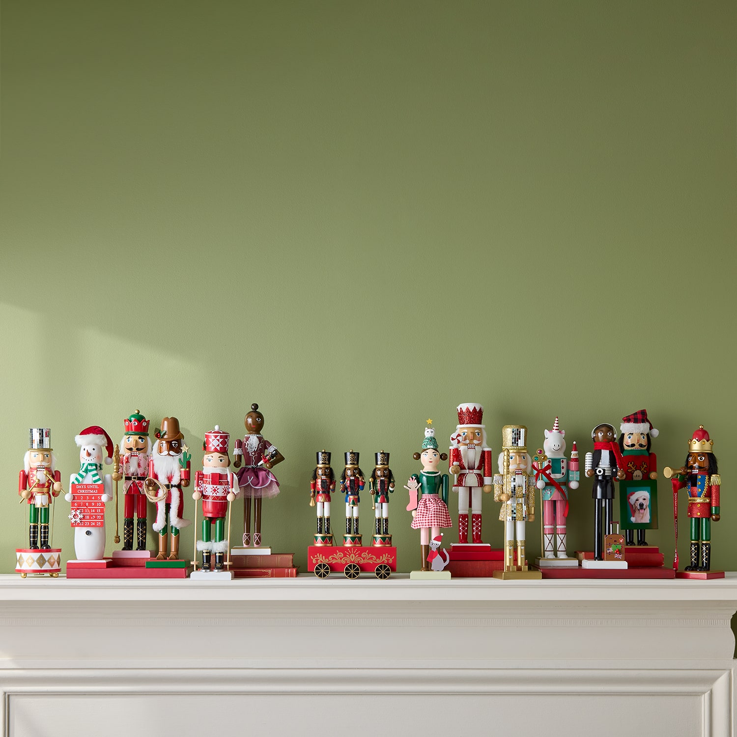 North Pole Trading Co. 14in Ski Girl Wood Christmas Nutcracker