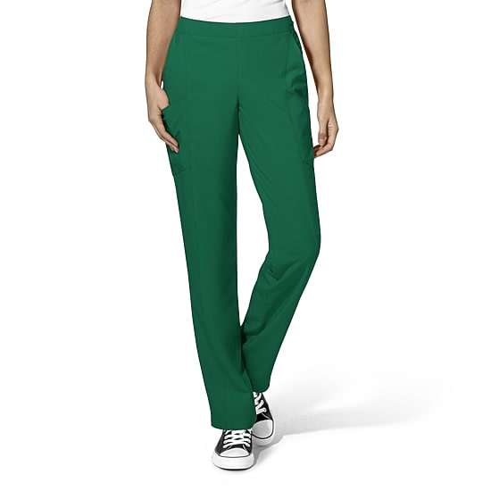 Wink® W123 Flat Front Cargo Womens Petite Moisture Wicking Wrinkle Resistant Quick Dry Scrub Pant