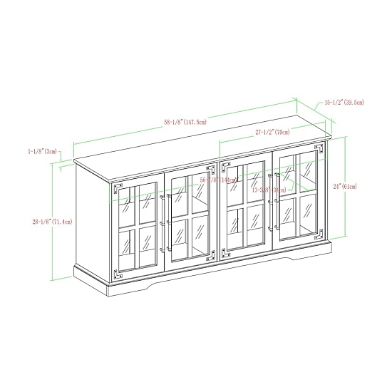 Walker Edison Farmhouse TV Stand