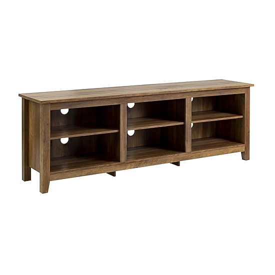 Simple Rustic Wood 70 Inch TV Stand