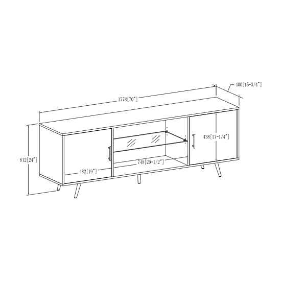 Walker Edison Mid Century TV Stand