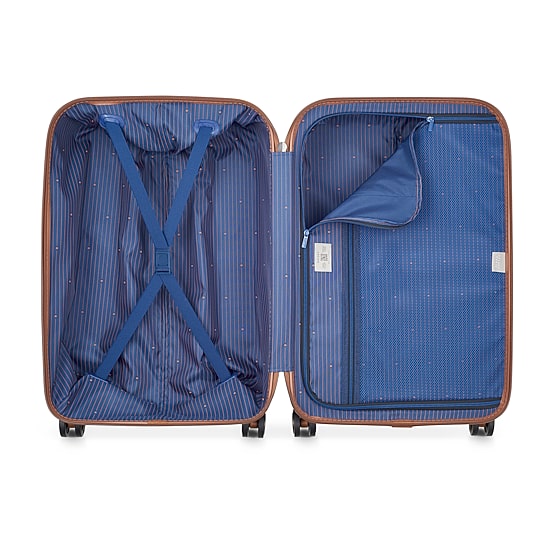 Delsey Paris Flanerie 24 Inch Hardside Checked Spinner Luggage