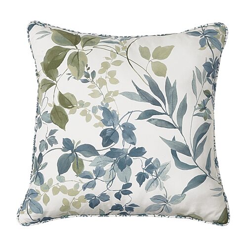 Royal Court Evergreen Square Decorative Pillow, 16" x 16" - Blue