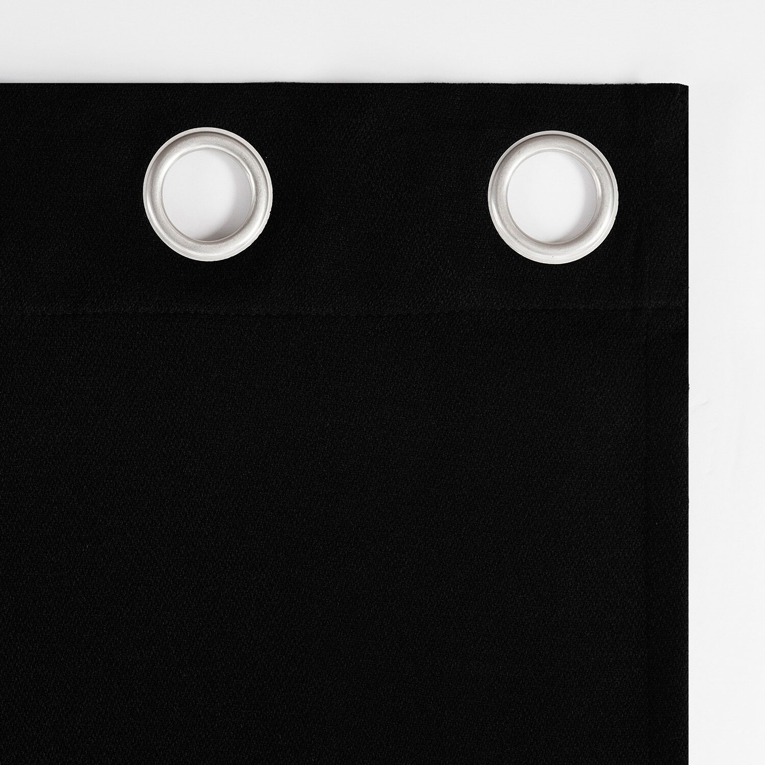 Sun Zero Glynn Magnetic Closure Grommet Top 100% Blackout Set of 2 Curtain Panel