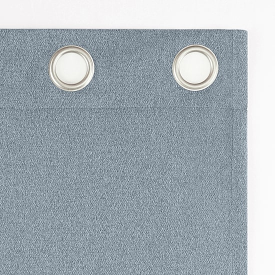 Sun Zero Glynn Magnetic Closure Grommet Top 100% Blackout Set of 2 Curtain Panel