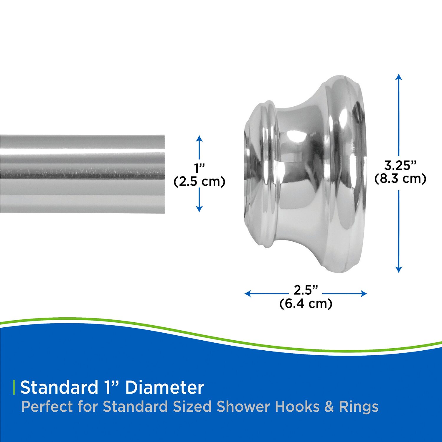 Kenney Adjustable Shower Curtain Rod