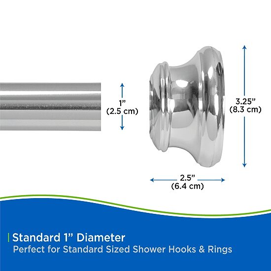 Kenney Adjustable Shower Curtain Rod