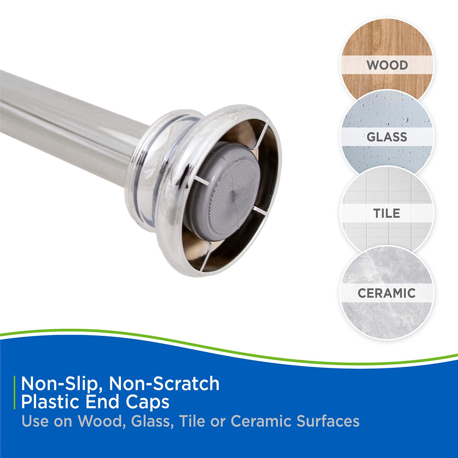 Kenney Adjustable Shower Curtain Rod