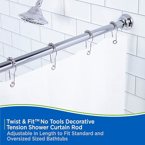 Kenney Adjustable Shower Curtain Rod