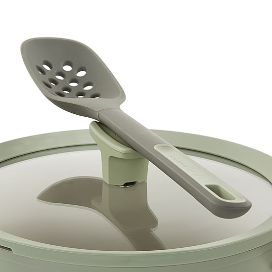 BergHOFF Balance Ceramic 3.1-qt. Saute Pan with Long Handle and Glass Lid