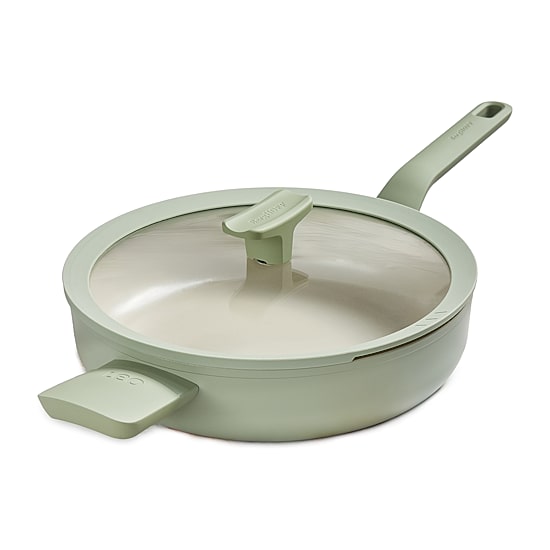 BergHOFF Balance Ceramic 3.1-qt. Saute Pan with Long Handle and Glass Lid