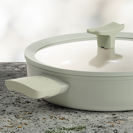 BergHOFF Balance Ceramic 3-qt. Saute Pan with Glass Lid