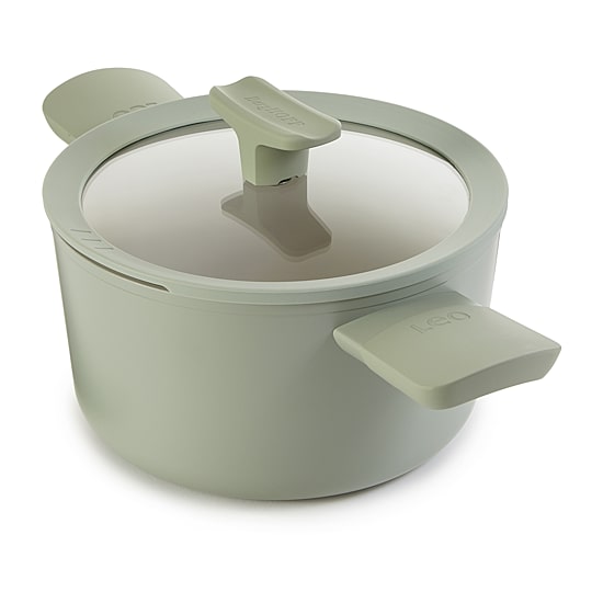 BergHOFF Balance Ceramic 3.3-qt. Stockpot with Glass Lid
