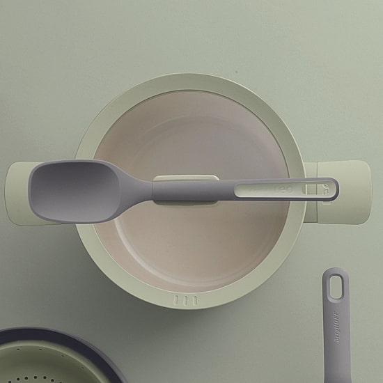 BergHOFF Balance Ceramic 3.3-qt. Stockpot with Glass Lid