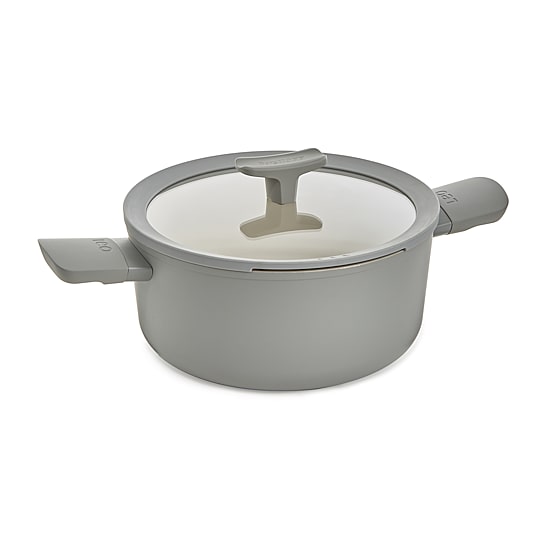 BergHOFF Balance Ceramic 4.6-qt. Stockpot with Glass Lid