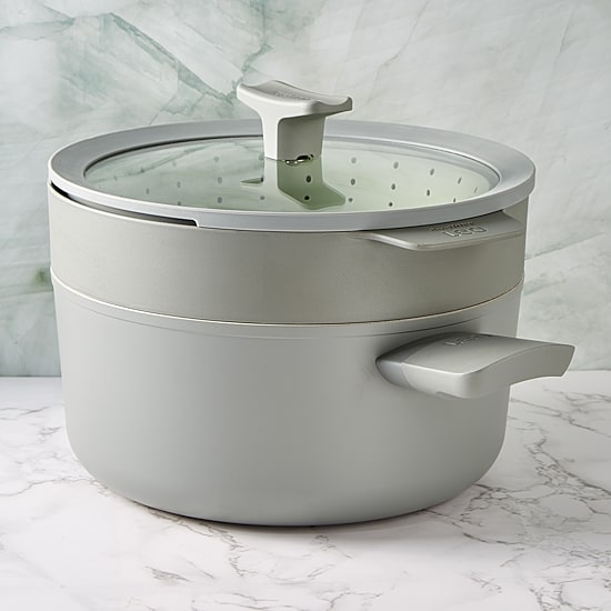 BergHOFF Balance Ceramic 4.6-qt. Stockpot with Glass Lid
