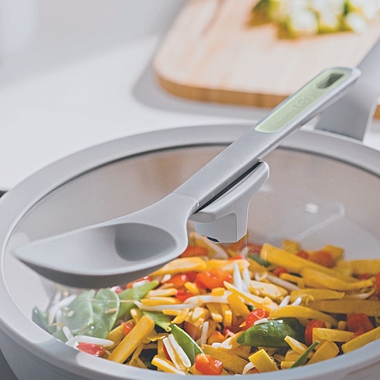 BergHOFF Balance Ceramic 5.8-qt. Stockpot with Glass Lid