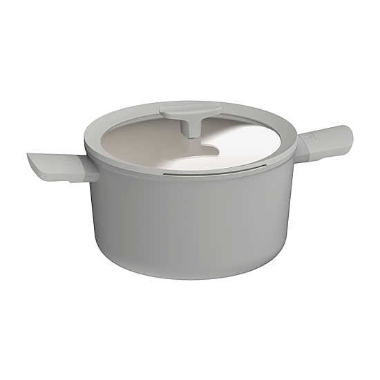 BergHOFF Balance Ceramic 5.8-qt. Stockpot with Glass Lid