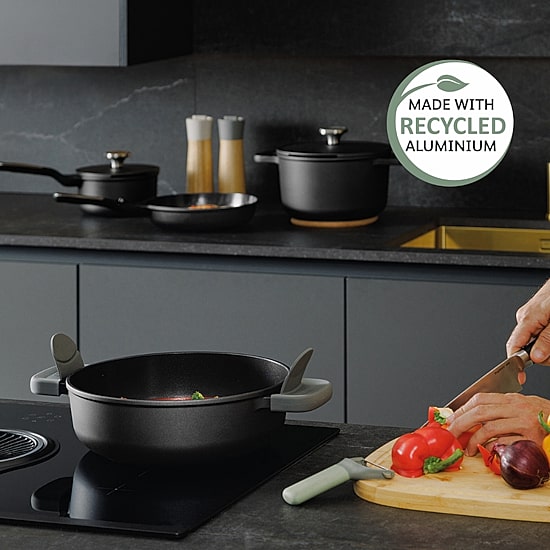 BergHOFF Leo Phantom Ceramic Non-Stick 5-qt. Saute Pan