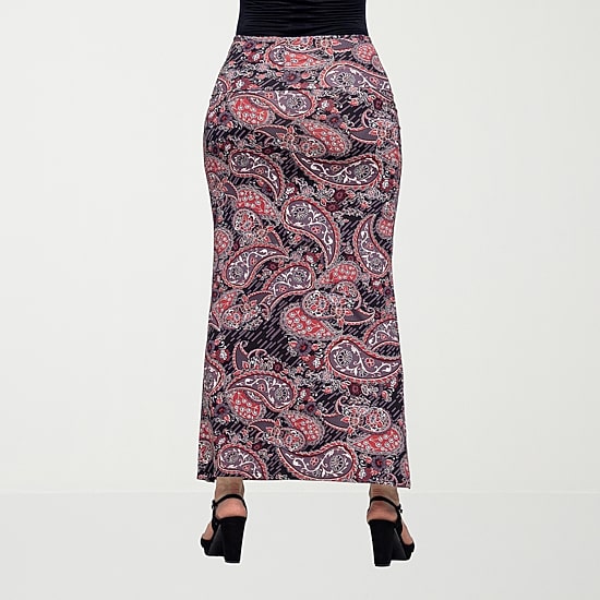 24seven Comfort Apparel Womens Maxi Skirt