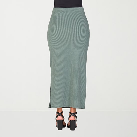 24seven Comfort Apparel Womens Maxi Skirt