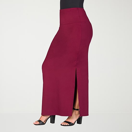 24seven Comfort Apparel Womens Maxi Skirt
