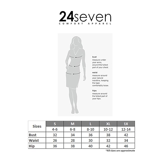 24seven Comfort Apparel Womens V Neck Long Sleeve Blouse