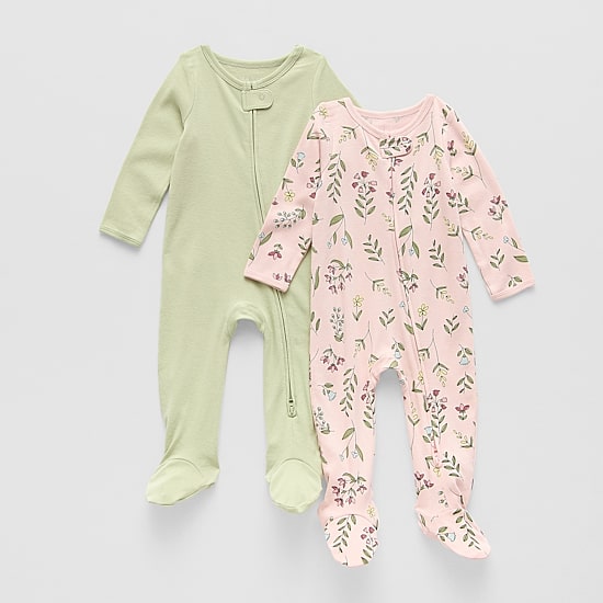 Okie Dokie Baby Girls 2-pc. Sleep and Play