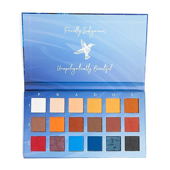 Prados Beauty x Rah Azul Indigena Guerrera 18 Pan Eyeshadow Palette