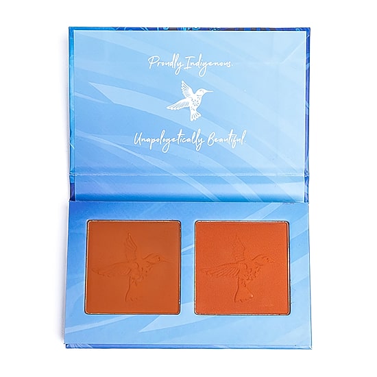 Prados Beauty x Rah Azul Indigena Guerrera 2 Pan Niña Del Sol Brontour Palette