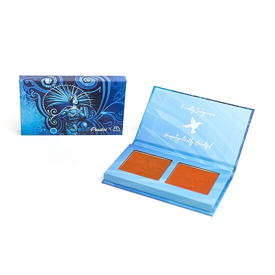 Prados Beauty x Rah Azul Indigena Guerrera 2 Pan Niña Del Sol Brontour Palette